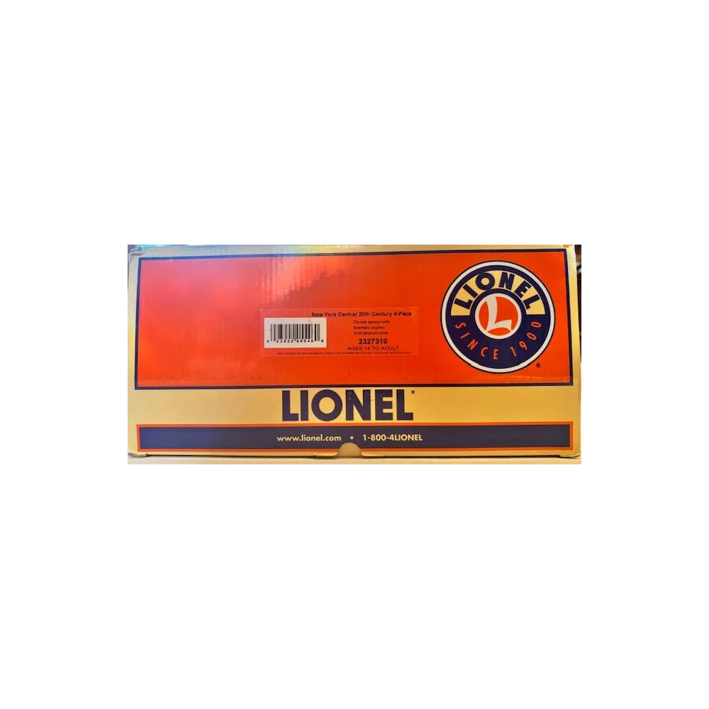 LIONEL NEW YORK CENTRAL 4-CAR PASSENGER SET 2327310 NEW - Image 2